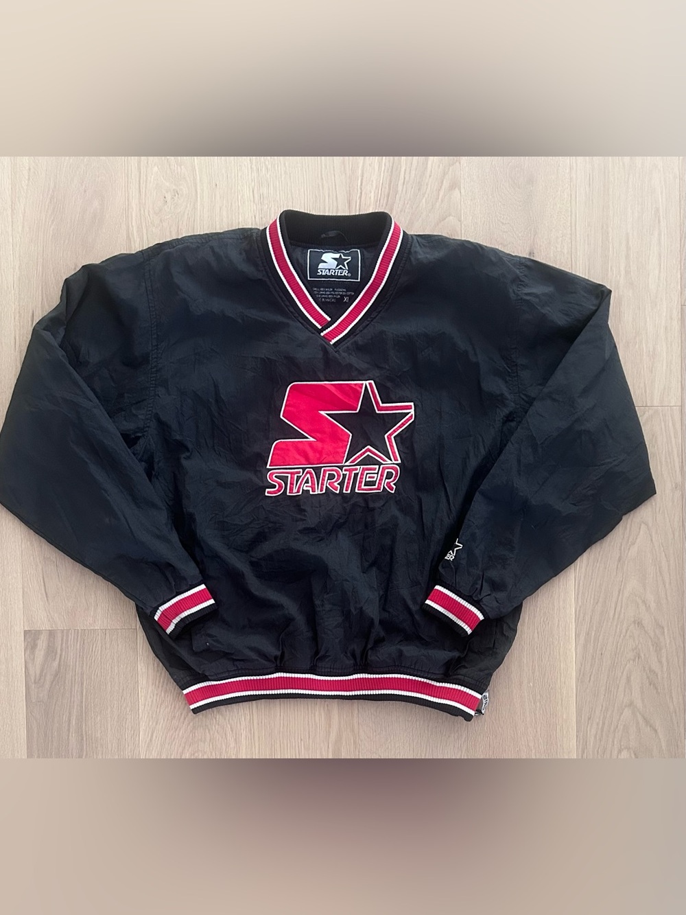 Vintage Youth STARTER Pullover V-Neck Windbreaker Jacket